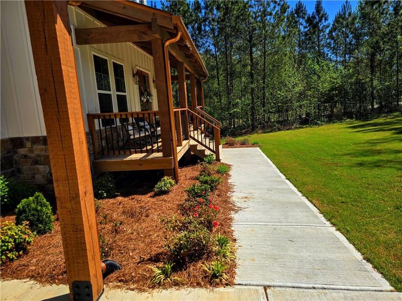 Exterior details and patio area of a home in , Temple (Image 30).