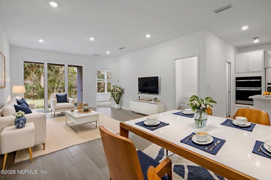 Furnished interior view inside a new home in The Hammock at Palm Harbor, Palm Coast (Image 13).