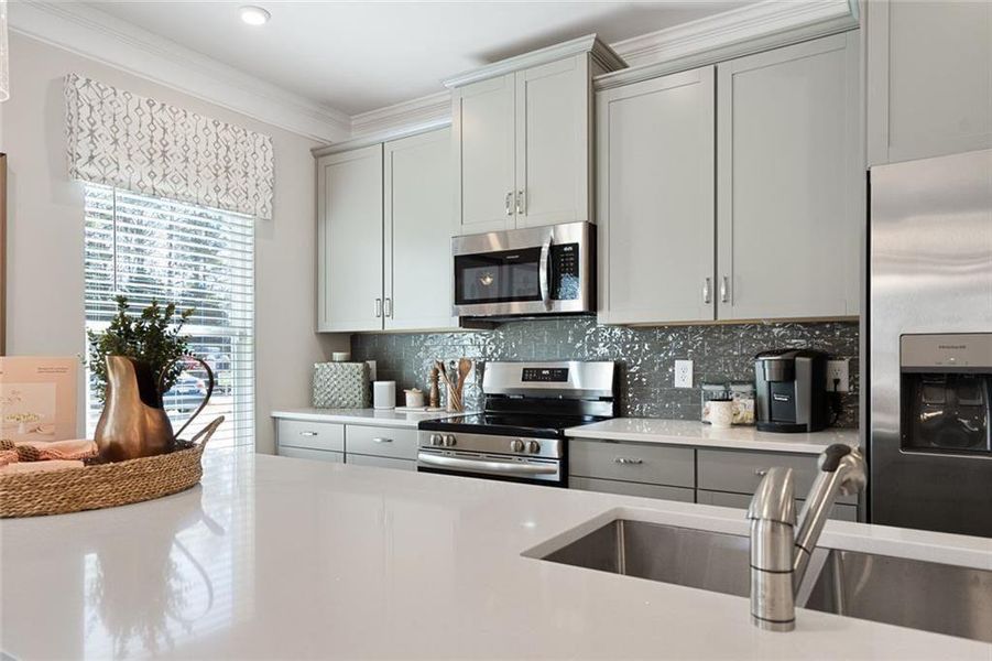 Furnished interior view inside a new home in Evergreen at Lakeside, Temple (Image 21).