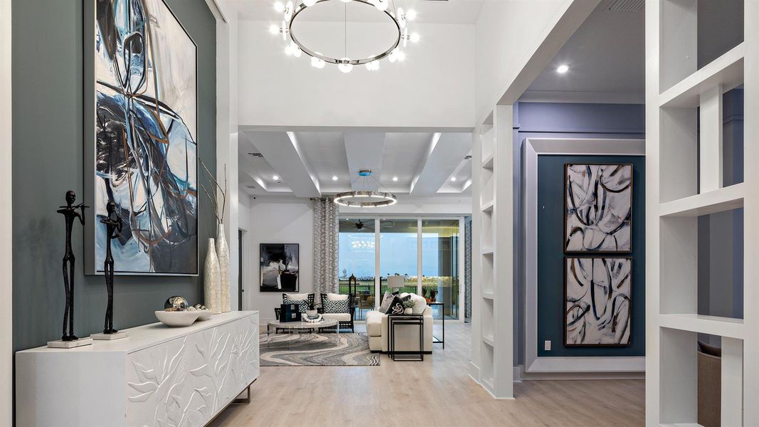 Furnished interior view inside a new home in Astor Creek Golf & Country Club, Port St. Lucie (Image 14).