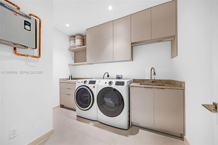 Furnished interior view inside a new home in , Miami (Image 68).