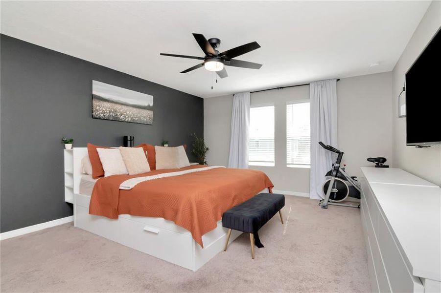 Furnished interior view inside a new home in Bell Creek Landing, Riverview (Image 6). Furnished interior view inside a new home in Bell Creek Landing, Riverview (Image 6).