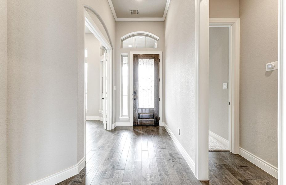Spacious, unfurnished interior of a new home in The Woodlands Hills 65′, Willis (Image 24).