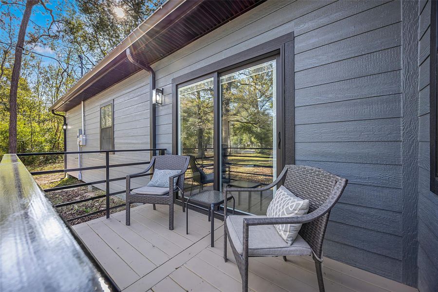 Exterior details and patio area of a home in , Splendora (Image 21). Exterior details and patio area of a home in , Splendora (Image 21).
