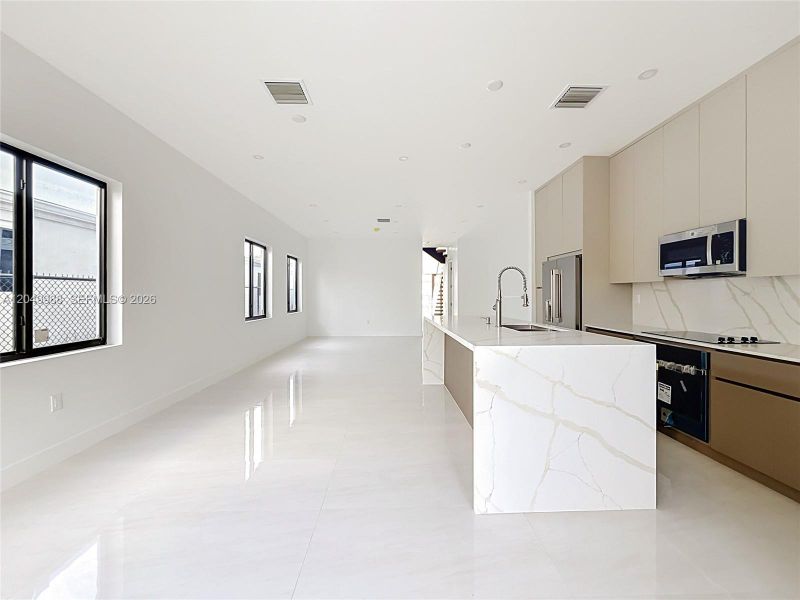 Furnished interior view inside a new home in , Miami (Image 10).