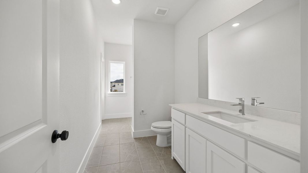 Furnished interior view inside a new home in Painted Tree 50' Series, McKinney (Image 10).