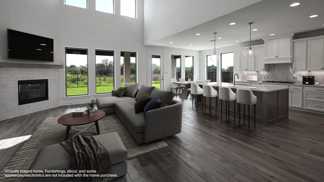 Furnished interior view inside a new home in Juniper Springs, Lockhart (Image 7).