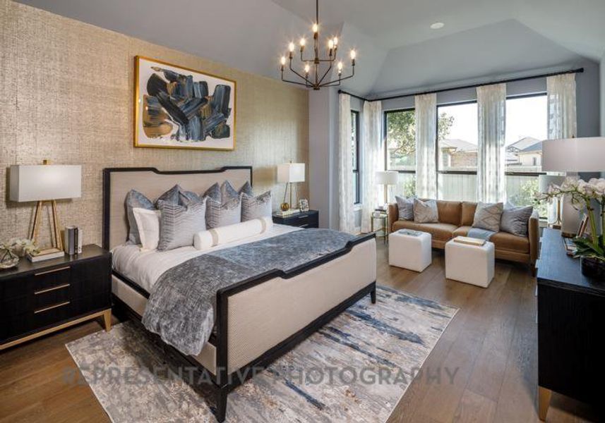 Furnished interior view inside a new home in Cambridge Crossing: 74ft. lots, Celina (Image 6).