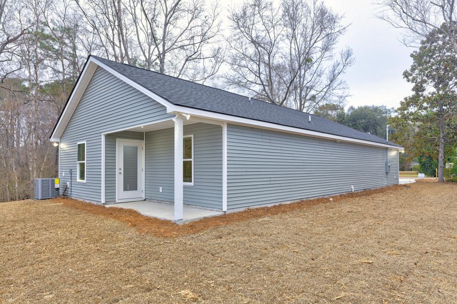 Exterior details and patio area of a home in , Summerville (Image 26).