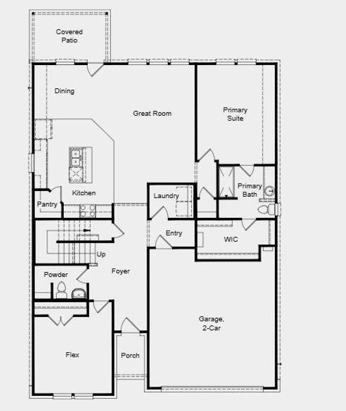 Structural options added include:  Covered outdoor living and additional sink at primary bath.