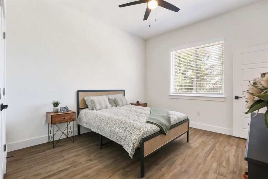 Furnished interior view inside a new home in East Grove Condominiums, Austin (Image 7).