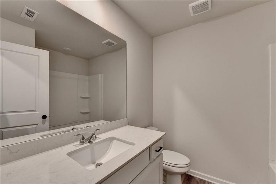 Furnished interior view inside a new home in , Auburn (Image 13).