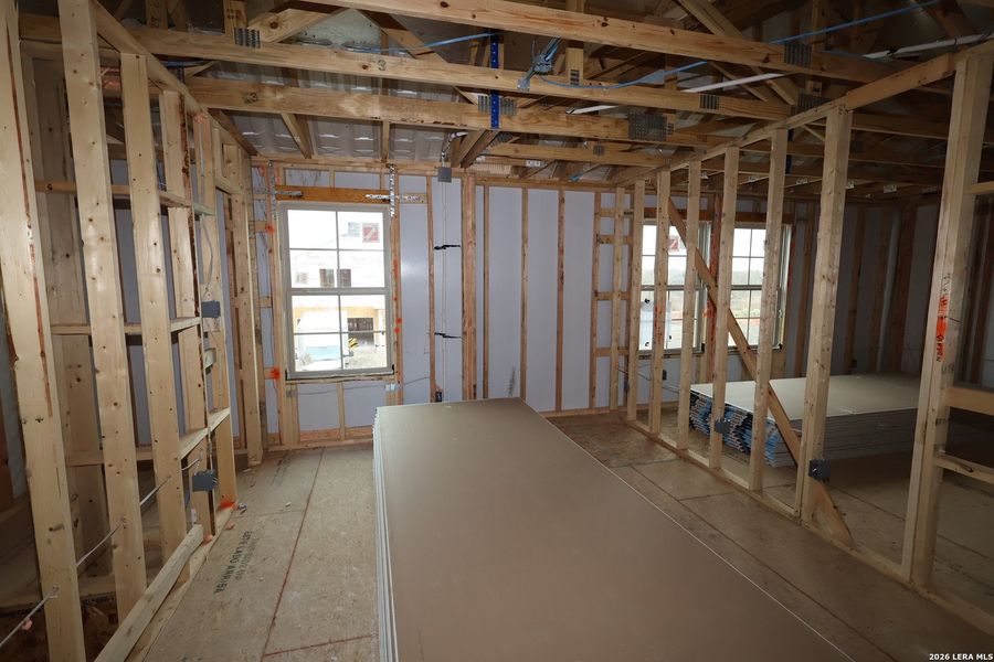 In-progress construction of a new home in Paloma Park, Converse, TX (Image 21).