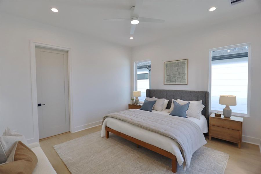 Furnished interior view inside a new home in , Houston (Image 13).
