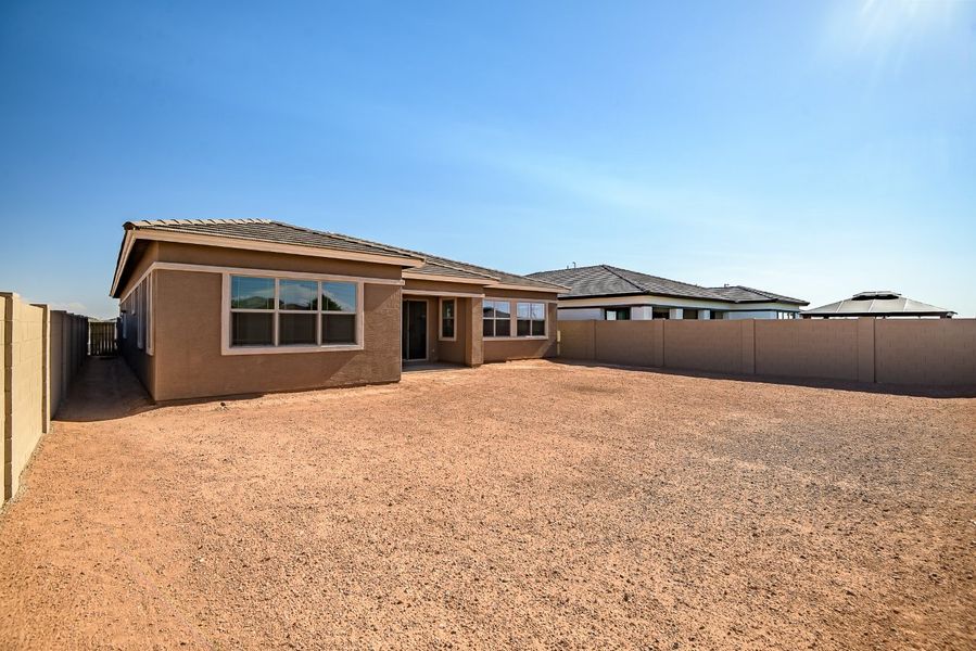 Exterior details and patio area of a home in Palo Verde at North Creek, Queen Creek (Image 6).