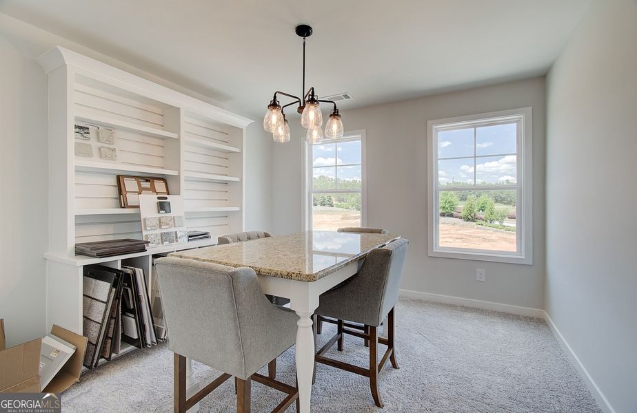 Furnished interior view inside a new home in Millstone at Mundy Mill, Gainesville (Image 17).