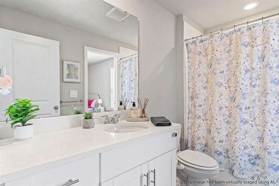 Furnished interior view inside a new home in , Wesley Chapel (Image 41).