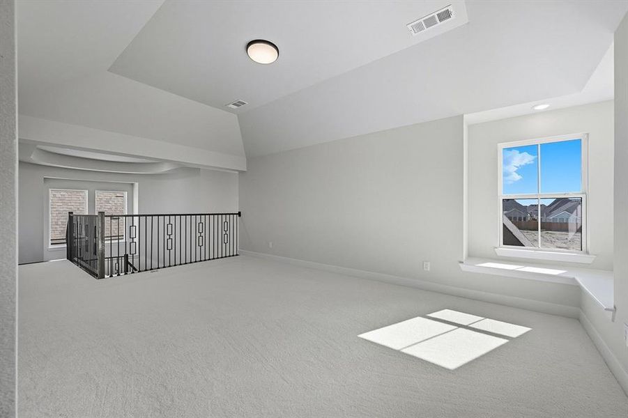 Spacious, unfurnished interior of a new home in Sandbrock Ranch: 70ft. lots, Aubrey (Image 24). Spacious, unfurnished interior of a new home in Sandbrock Ranch: 70ft. lots, Aubrey (Image 24).