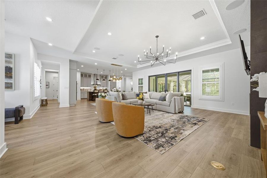Furnished interior view inside a new home in , Tarpon Springs (Image 8).