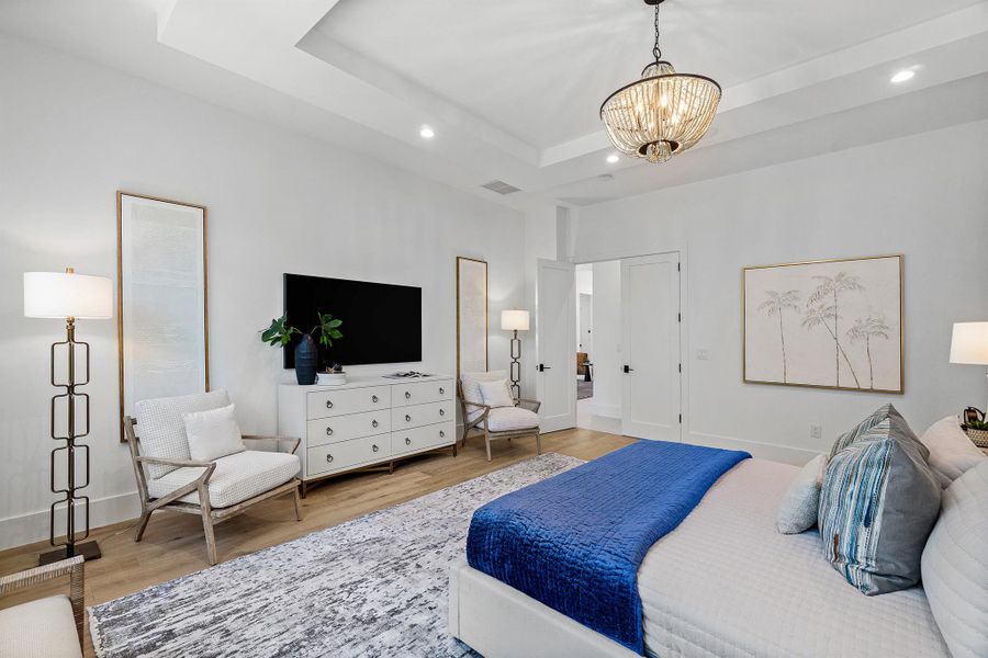 Furnished interior view inside a new home in , Delray Beach (Image 36).