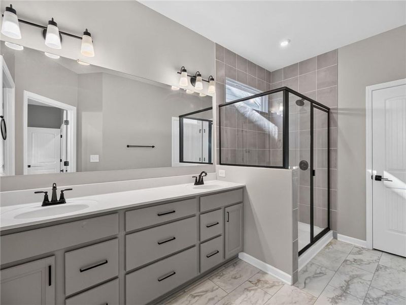 Furnished interior view inside a new home in Laurel Farms, Dallas (Image 6).