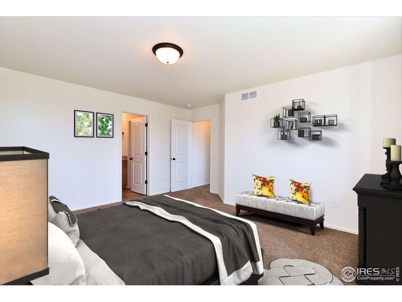 Furnished interior view inside a new home in , Johnstown (Image 10).