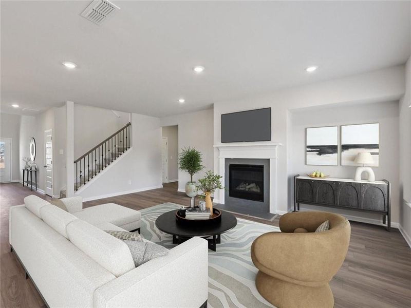 Furnished interior view inside a new home in , Lawrenceville (Image 10).