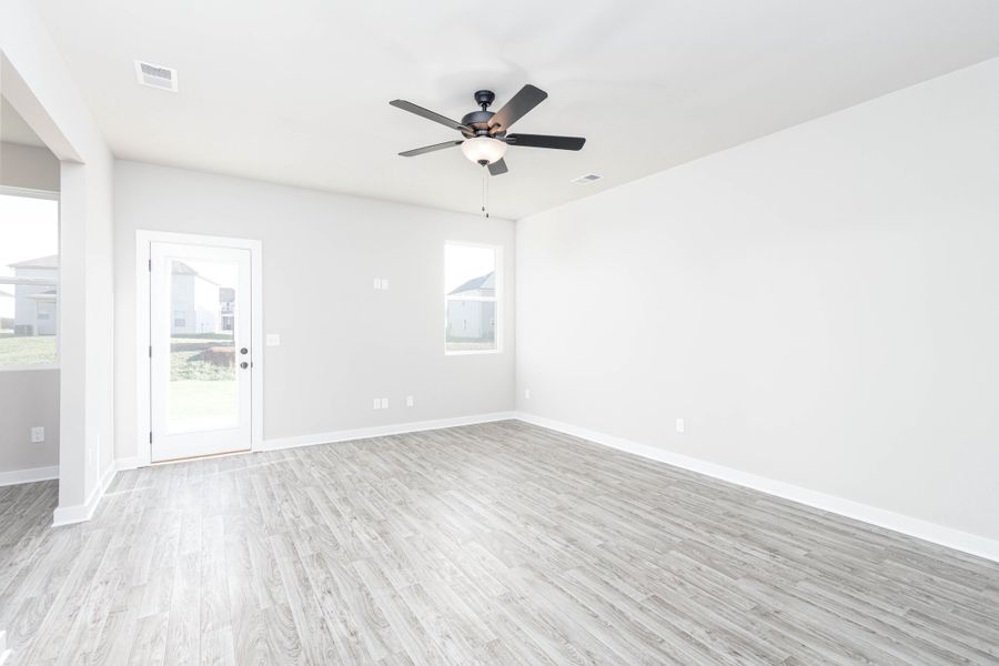 Representative unfurnished interior of a home built from the Linden by Nason Homes in Brady Estates, Murfreesboro (Image 23).