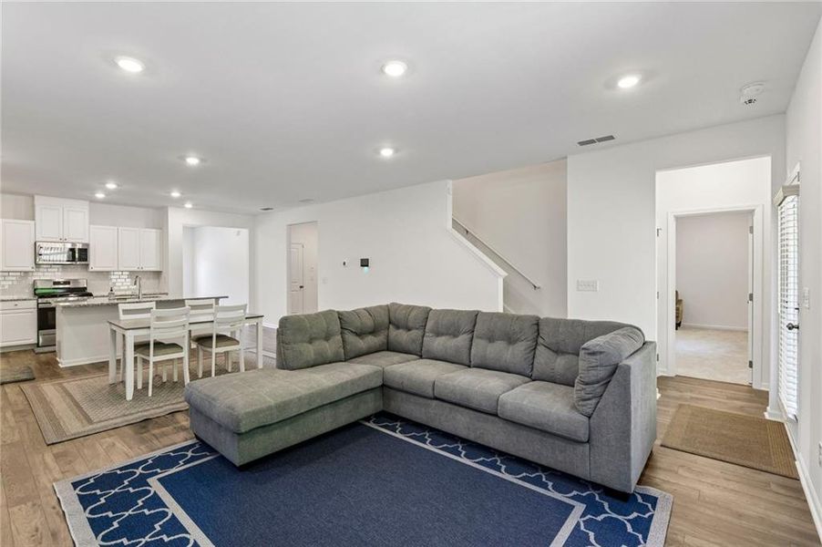 Furnished interior view inside a new home in Windance Lake, Loganville (Image 5).
