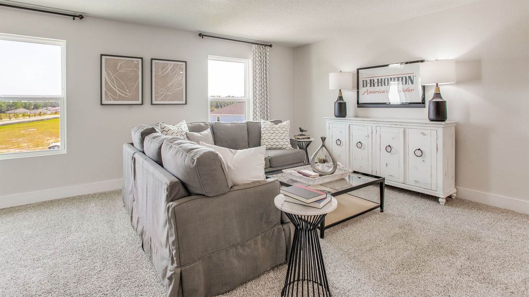 Furnished interior view inside a new home in WindMark Beach, Port Saint Joe (Image 23).