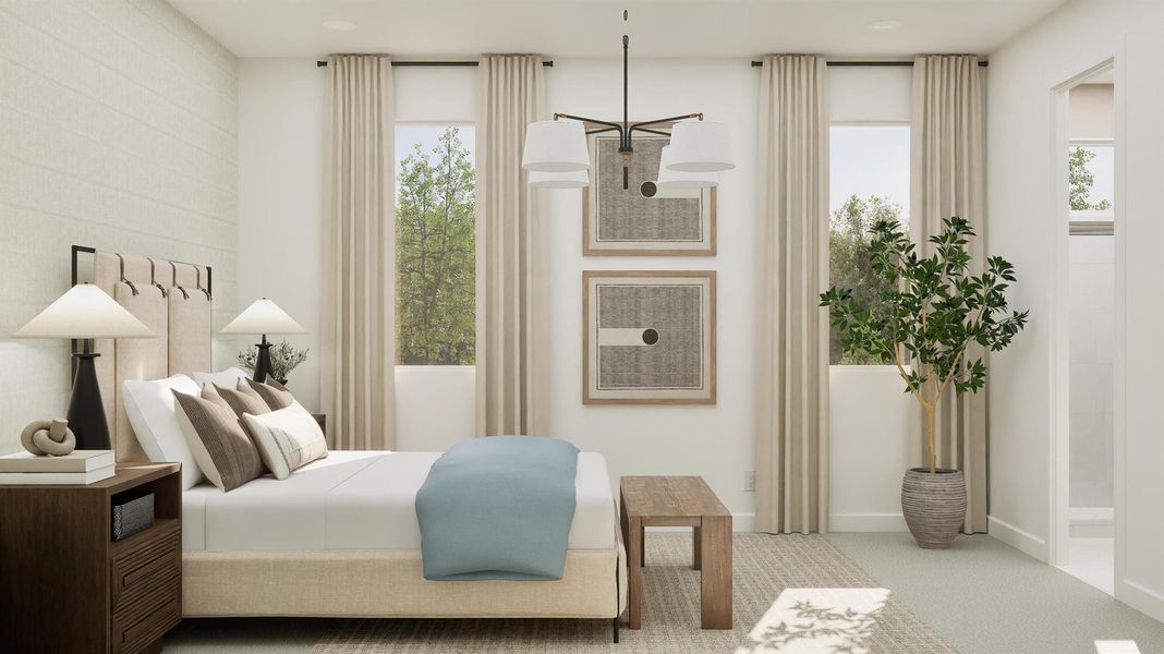 Furnished interior view inside a new home in Lotis Wellington: The Promenade Collection, Wellington (Image 14).