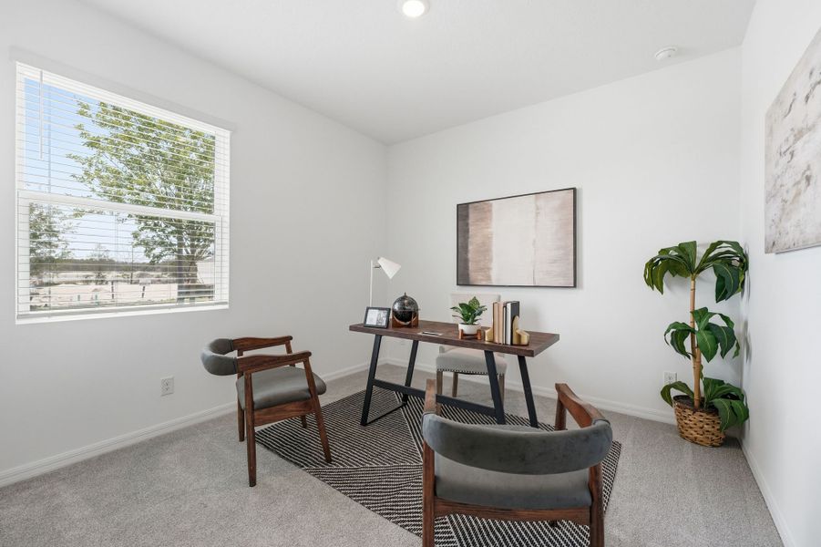 Furnished interior view inside a new home in Trinity Gardens, Deland (Image 4).