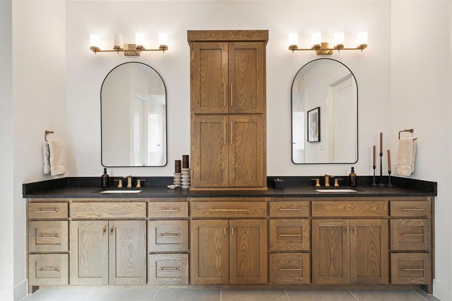 Furnished interior view inside a new home in Painted Tree 60' Series, McKinney (Image 12).