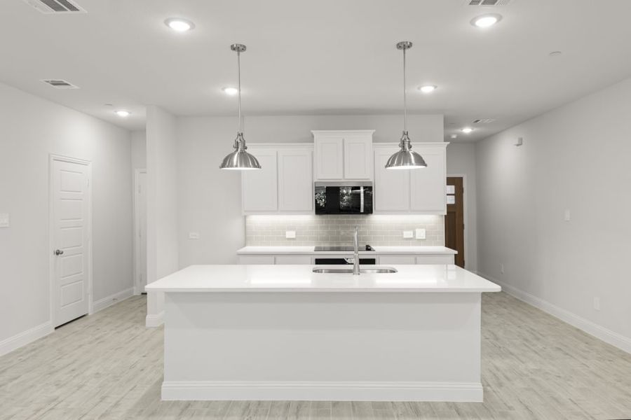 Front exterior of a new home in Sereno Oaks at Buckner Terrace, Dallas, TX, highlighting curb appeal (Image 6). Front exterior of a new home in Sereno Oaks at Buckner Terrace, Dallas, TX, highlighting curb appeal (Image 6).