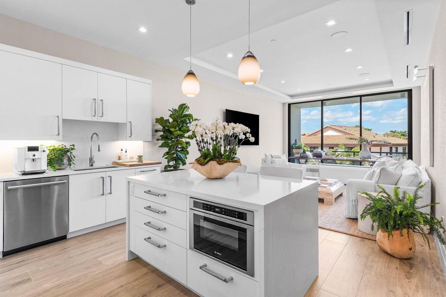 Furnished interior view inside a new home in , Delray Beach (Image 10). Furnished interior view inside a new home in , Delray Beach (Image 10).