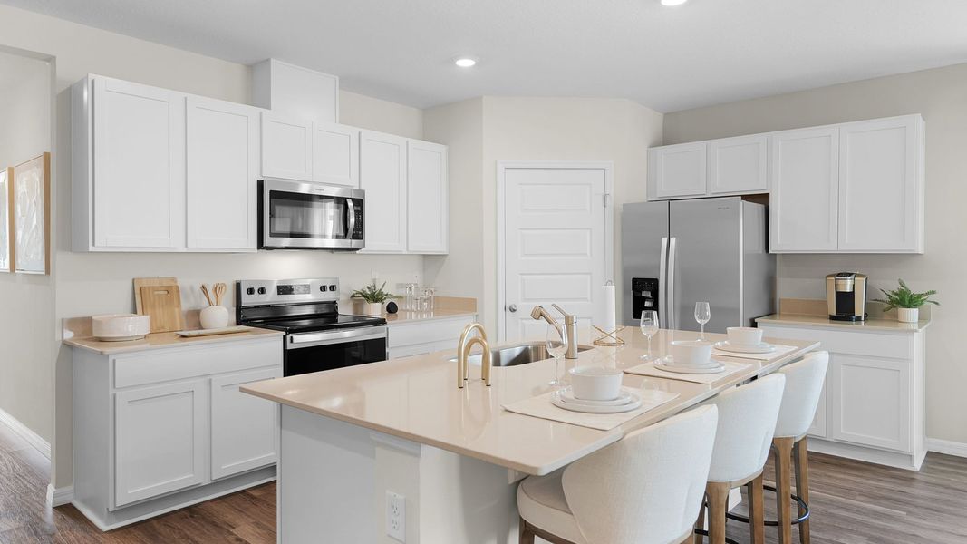 Furnished interior view inside a new home in Cascades, Davenport (Image 5).