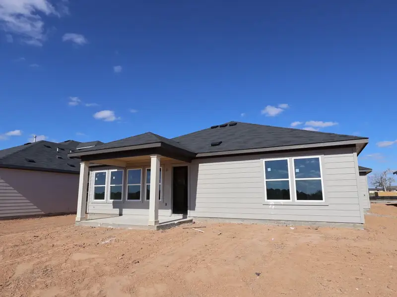Exterior details and patio area of a home in Carillon, Manor (Image 3). Exterior details and patio area of a home in Carillon, Manor (Image 3).