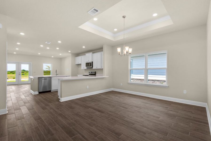 Spacious, unfurnished interior of a new home in Yellow River Ranch, Milton (Image 8). Spacious, unfurnished interior of a new home in Yellow River Ranch, Milton (Image 8).
