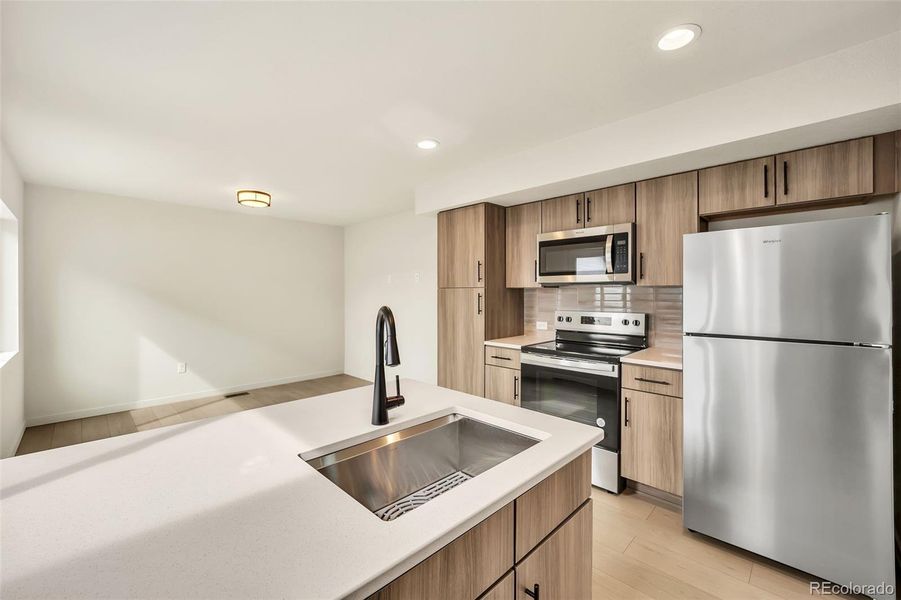 Furnished interior view inside a new home in , Colorado Springs (Image 6). Furnished interior view inside a new home in , Colorado Springs (Image 6).