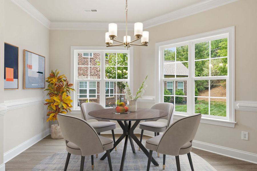 Representative furnished interior of a home built from the Franklin by Keystone Homes NC in Hudson Way, Whitsett (Image 10). Representative furnished interior of a home built from the Franklin by Keystone Homes NC in Hudson Way, Whitsett (Image 10).