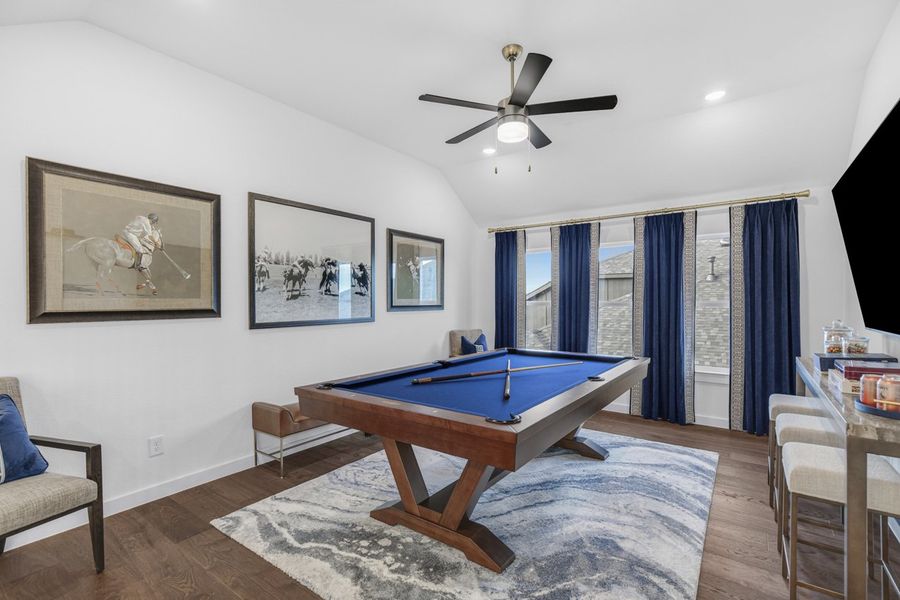 Representative Game Room - some options shown Representative Game Room - some options shown