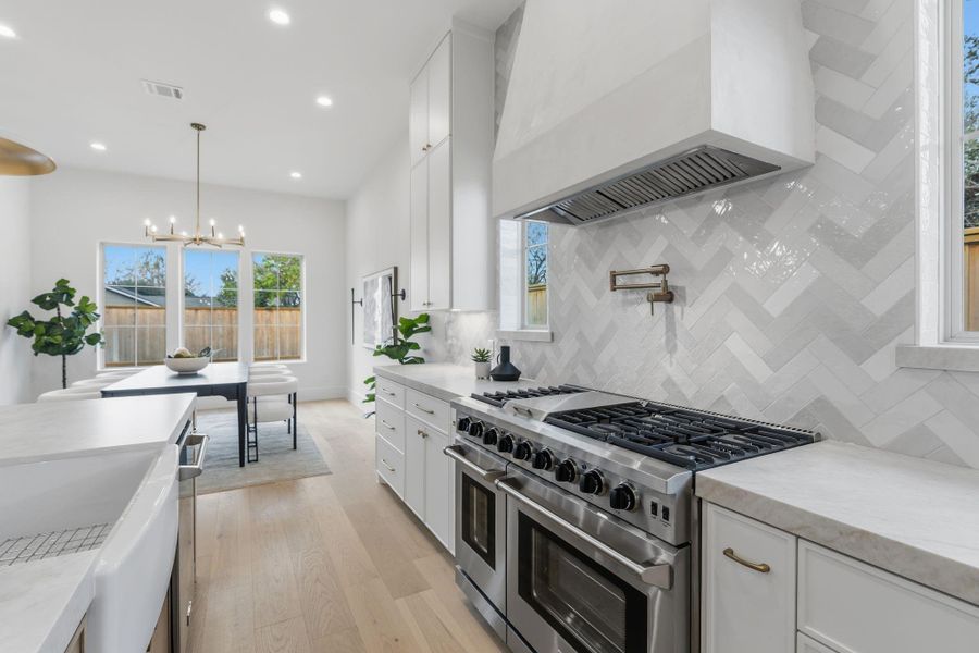 Furnished interior view inside a new home in , Houston (Image 40).