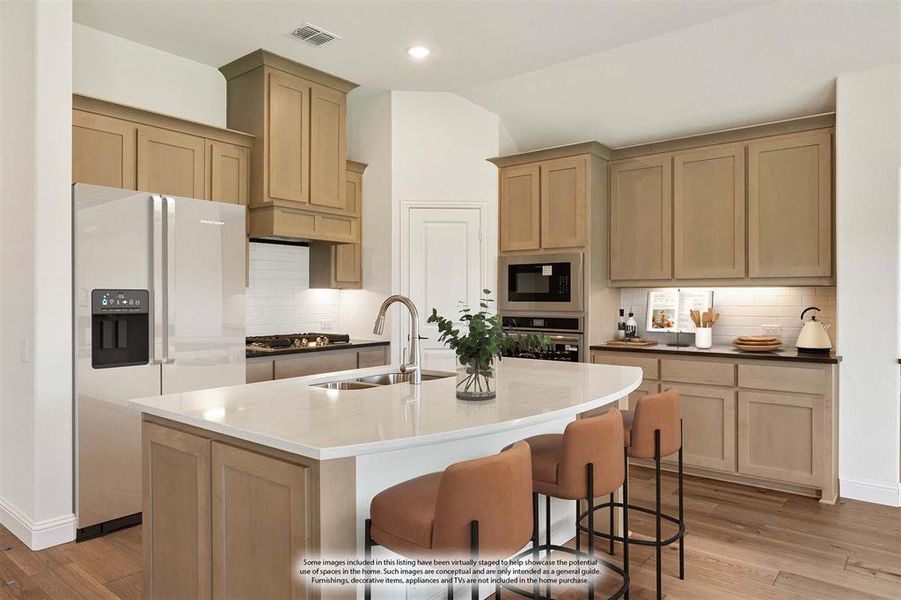 Furnished interior view inside a new home in Abe's Landing, Granbury (Image 8).