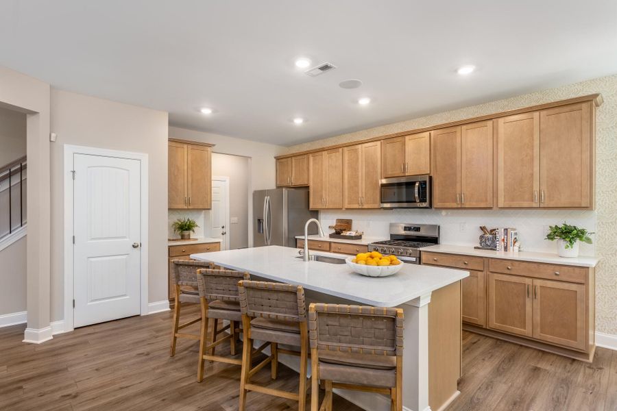 Furnished interior view inside a new home in Running Brook Townes, Durham (Image 7).
