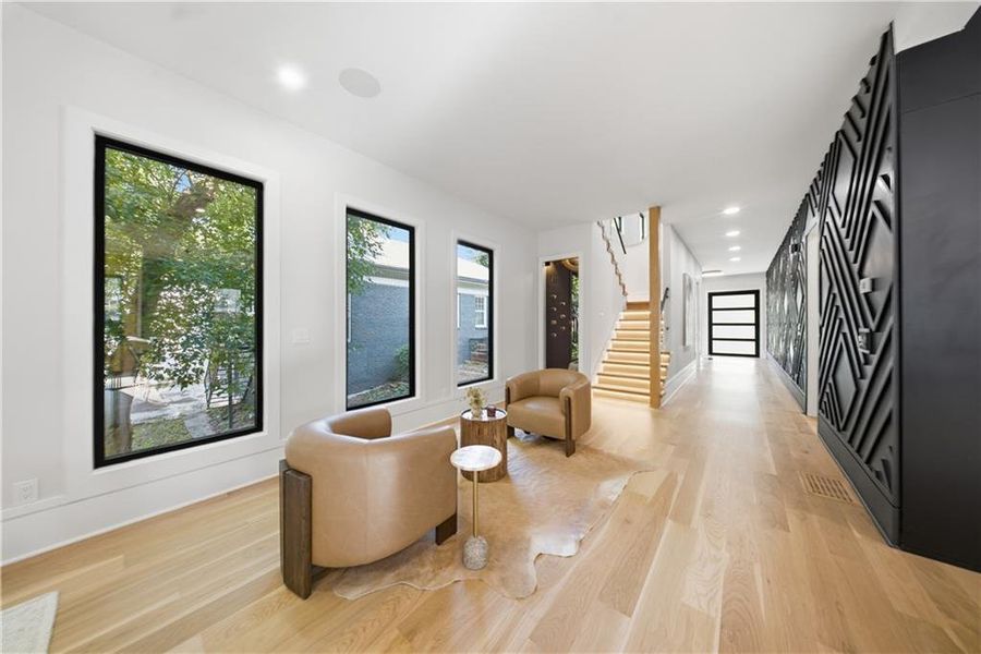 Furnished interior view inside a new home in , Atlanta (Image 13). Furnished interior view inside a new home in , Atlanta (Image 13).