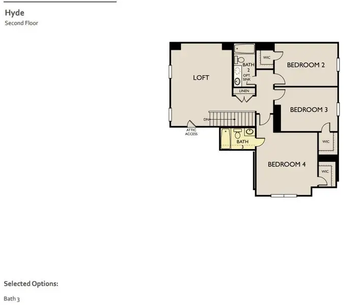 Hyde Floorplan 2nd Floor Hyde Floorplan 2nd Floor