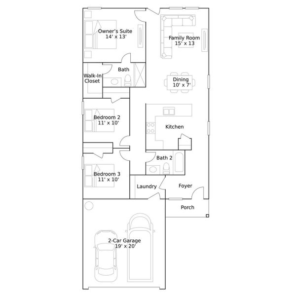 2D floor plan layout of this home in Sila, Huffman, TX (Image 2). 2D floor plan layout of this home in Sila, Huffman, TX (Image 2).