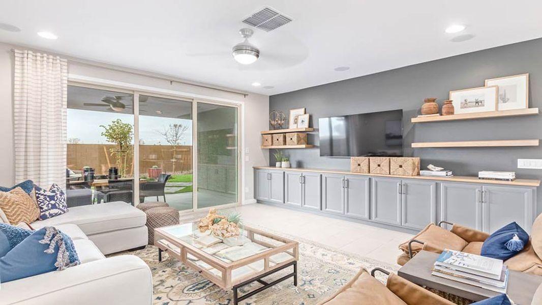 Representative furnished interior of a home built from the Sapphire by Taylor Morrison in Paradisi Encore Collection, Surprise (Image 8).