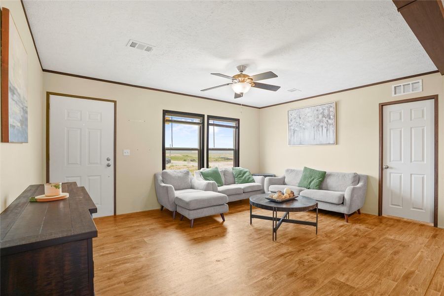 Furnished interior view inside a new home in , Huffman (Image 12).