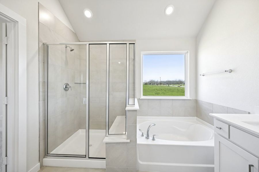 Representative furnished interior of a home built from the The Alamo by Lillian Custom Homes in Freeman Farm, Kaufman (Image 9). Representative furnished interior of a home built from the The Alamo by Lillian Custom Homes in Freeman Farm, Kaufman (Image 9).